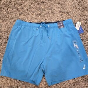 Nautica Men's Blue Swim Shorts